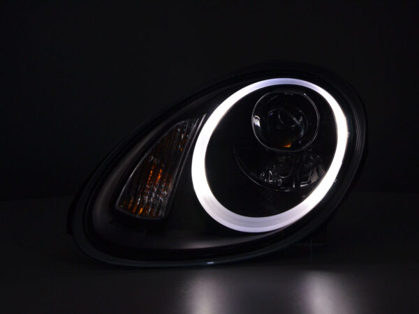 Phare Daylight LED DRL look Porsche Boxster (987) 04-08 noir - – Image 2