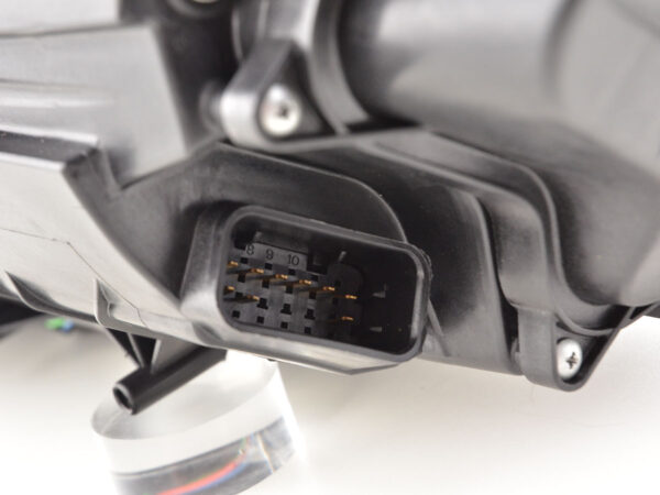 Phare avant Xenon Daylight LED DRL look Porsche Boxster (987) 04-08 noir - – Image 6