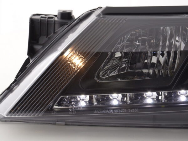 Phare Daylight LED DRL look Renault Laguna (type G) 01-05 noir - – Image 5