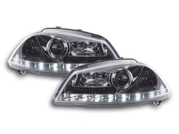 Phares Daylight LED Feux de jour LED Seat Ibiza 3 6L 02-08 chrome -