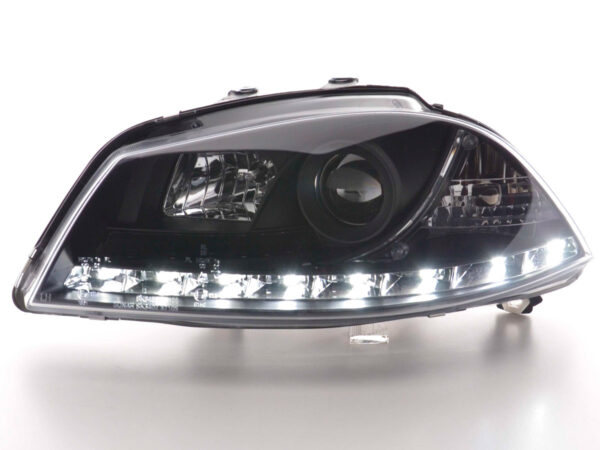 Phare Daylight LED feux de jour Seat Ibiza 3 6L 02-08 noir - – Image 2