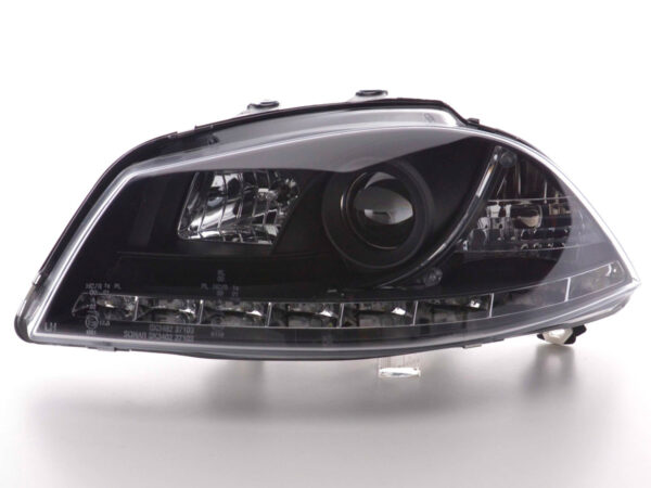 Phare Daylight LED feux de jour Seat Ibiza 3 6L 02-08 noir - – Image 4