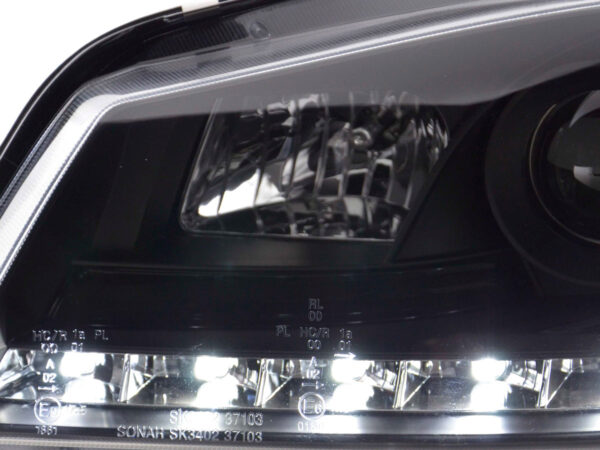 Phare Daylight LED feux de jour Seat Ibiza 3 6L 02-08 noir - – Image 6