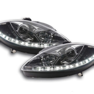 Phares Daylight LED feux de jour Seat Leon 1P 09- chromés -