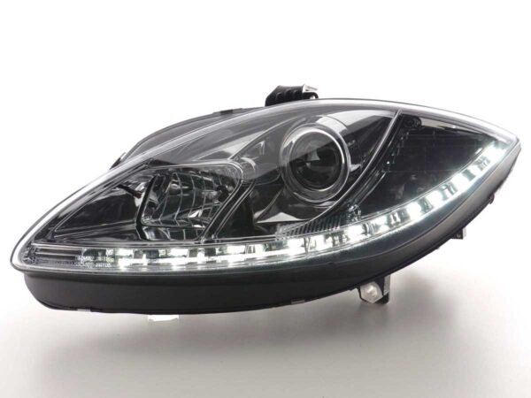 Phares Daylight LED feux de jour Seat Leon 1P 09- chromés - – Image 2