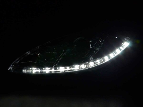 Phares Daylight LED feux de jour Seat Leon 1P 09- chromés - – Image 3