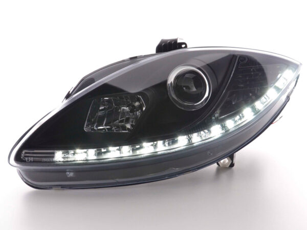 Phare Daylight LED feux de jour Seat Leon 1P 09- noir - – Image 2