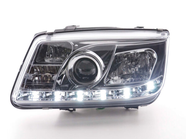 Phare Daylight LED feux de jour VW Bora 98-05 chrome - – Image 2