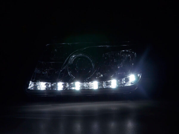 Phare Daylight LED feux de jour VW Bora 98-05 chrome - – Image 3