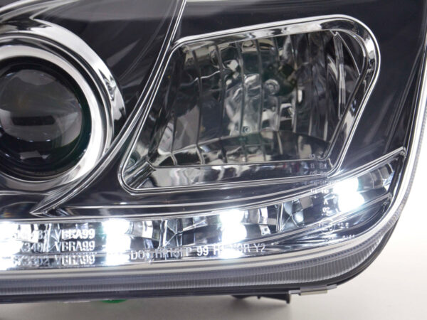 Phare Daylight LED feux de jour VW Bora 98-05 chrome - – Image 5
