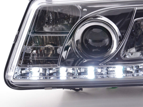 Phare Daylight LED feux de jour VW Bora 98-05 chrome - – Image 6