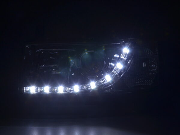 Phare Daylight LED look DRL VW Bus type T4 90-96 chromé pour conduite à droite - – Image 2