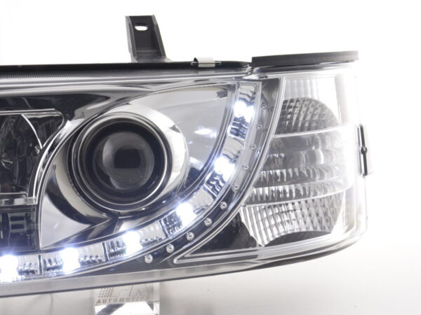 Phare Daylight LED look DRL VW Bus type T4 90-96 chromé pour conduite à droite - – Image 5