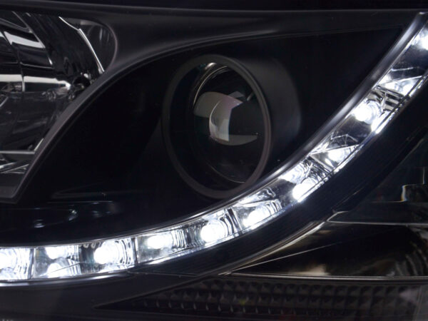 Phares Daylight LED feux de jour VW Bus T5 03-09 noir - – Image 5