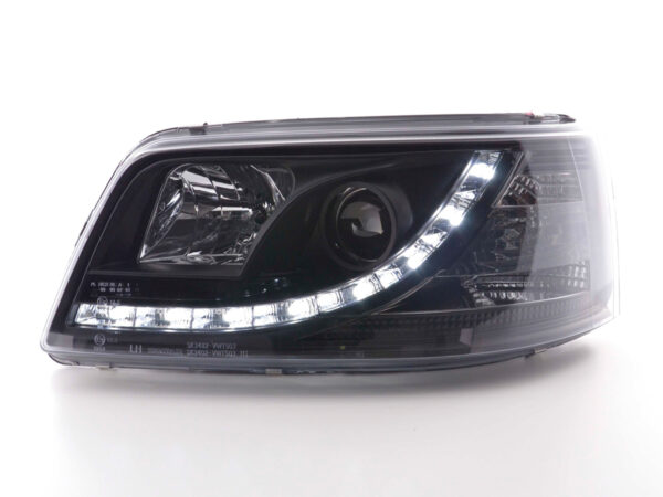Phares Daylight LED feux de jour VW Bus T5 03-09 noir - – Image 2
