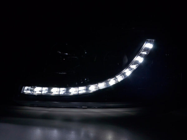 Phares Daylight LED feux de jour VW Bus T5 03-09 noir - – Image 3