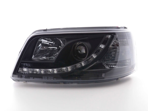 Phares Daylight LED feux de jour VW Bus T5 03-09 noir - – Image 4