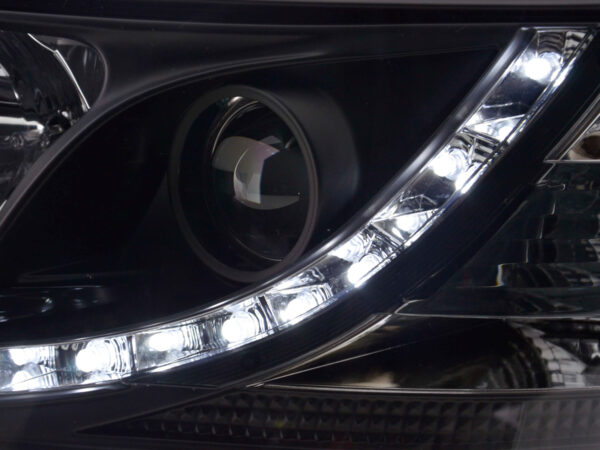 Phares Daylight LED feux de jour VW Bus T5 03-09 noir - – Image 5
