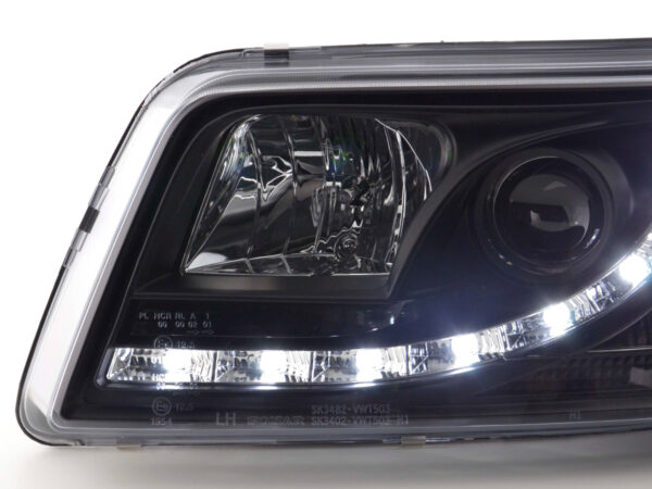 Phares Daylight LED feux de jour VW Bus T5 03-09 noir - – Image 6