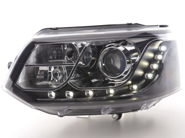 Phares Daylight LED feux de jour VW Bus T5 à partir de 2010 noir - – Image 2