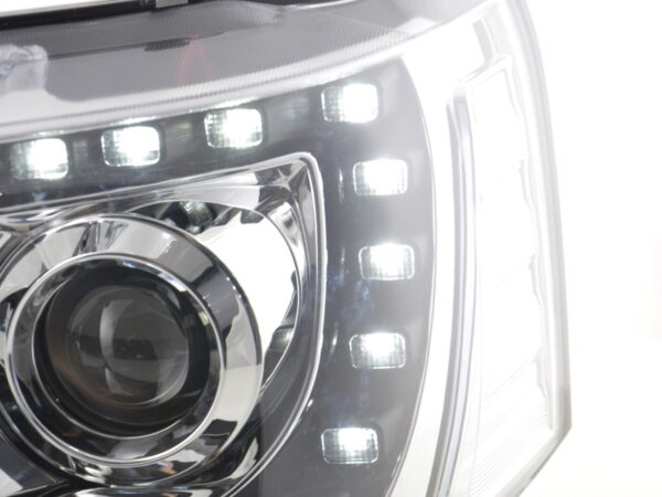 Phares Daylight LED feux de jour VW Bus T5 à partir de 2009 chrome - – Image 4
