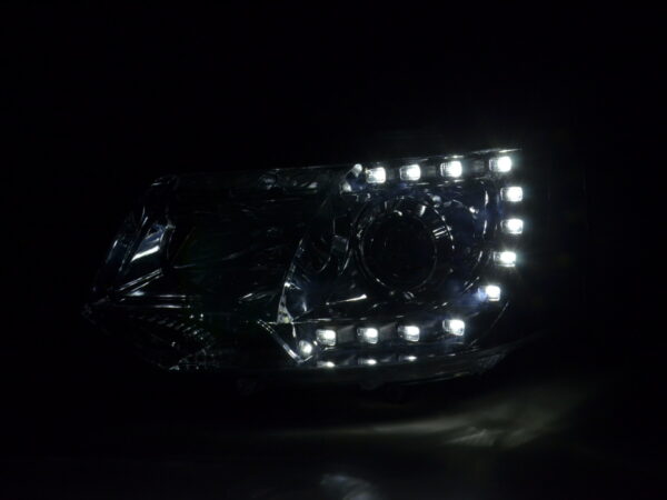 Phares Daylight LED feux de jour VW Bus T5 à partir de 2009 chrome - – Image 2
