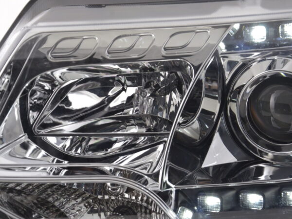 Phares Daylight LED feux de jour VW Bus T5 à partir de 2009 chrome - – Image 5