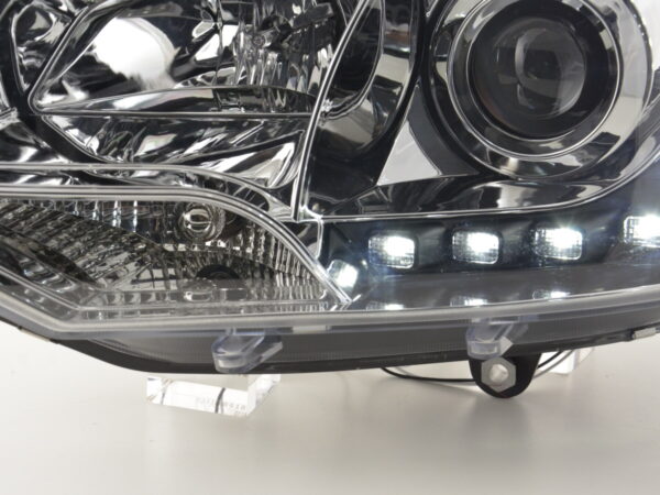 Phares Daylight LED feux de jour VW Bus T5 à partir de 2009 chrome - – Image 6
