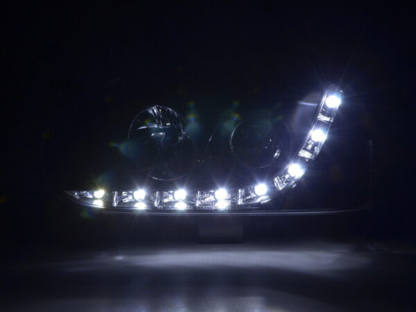 Phare Daylight LED DRL look VW Golf 3 type 1HXO 1EXO 91-97 noir - – Image 2