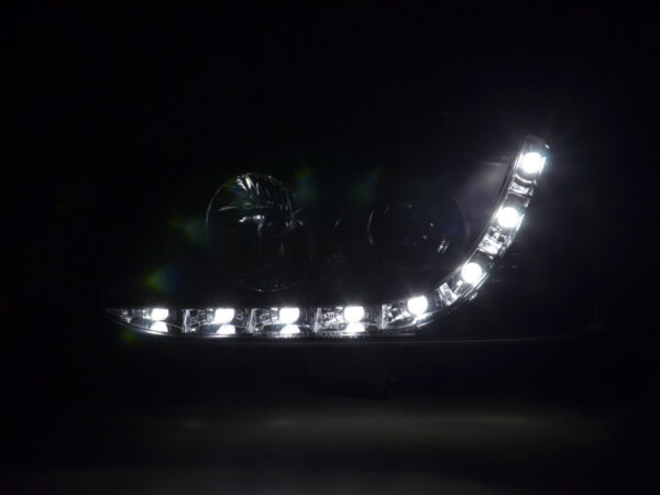 Phare Daylight LED feux de jour VW Golf 3 91-97 noir pour conduite à droite - – Image 2
