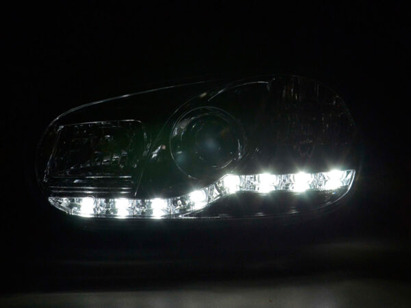 Phares Daylight LED Feux de jour LED VW Golf 4 97-03 chrome - – Image 3