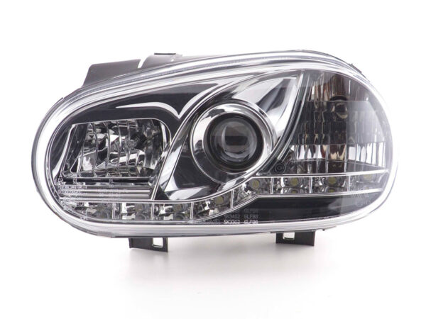 Phares Daylight LED Feux de jour LED VW Golf 4 97-03 chrome - – Image 4