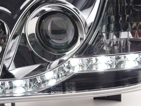 Phares Daylight LED Feux de jour LED VW Golf 4 97-03 chrome - – Image 6