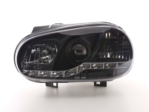 Phare Daylight LED feux de jour VW Golf 4 97-03 noir - – Image 4