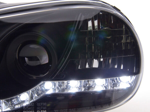 Phare Daylight LED feux de jour VW Golf 4 97-03 noir - – Image 5