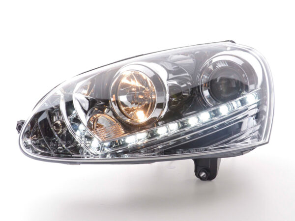 Phare Daylight LED feux de jour VW Golf 5 03-08 chrome - – Image 2