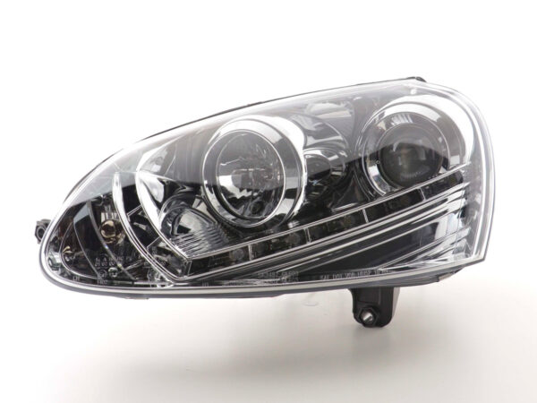 Phare Daylight LED feux de jour VW Golf 5 03-08 chrome - – Image 4