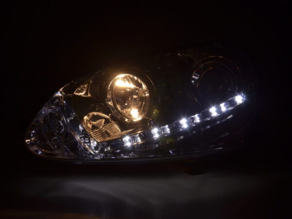 Phare Daylight à LED DRL look VW Golf 5 type 1K 03-08 chromé pour conduite à droite - – Image 2