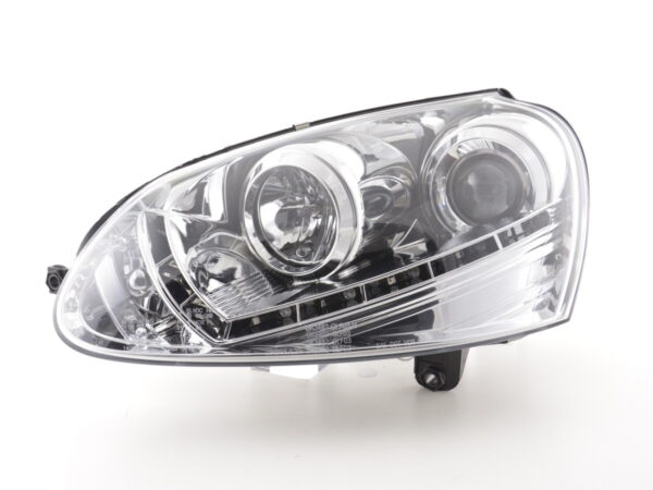Phare Daylight à LED DRL look VW Golf 5 type 1K 03-08 chromé pour conduite à droite - – Image 3