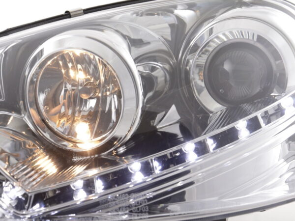 Phare Daylight à LED DRL look VW Golf 5 type 1K 03-08 chromé pour conduite à droite - – Image 5
