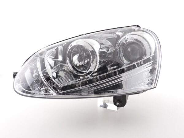 Phare Daylight à LED DRL look VW Golf 5 type 1K 03-08 chromé pour conduite à droite - – Image 3