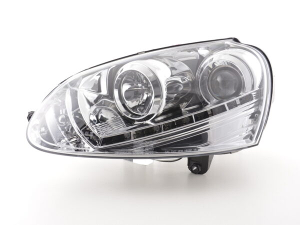 Phare Daylight LED Feux de jour LED VW Golf 5 type 1K 03-08 chrome pour conduite à droite - – Image 3