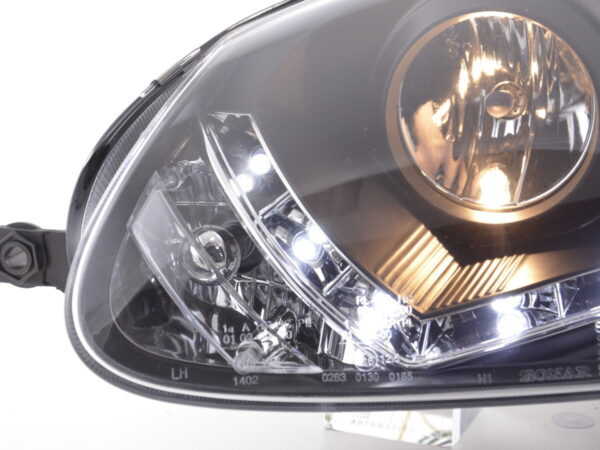 Phare Daylight LED feux diurnes VW Golf 5 type 1K 03-08 noir pour conduite à droite - – Image 4