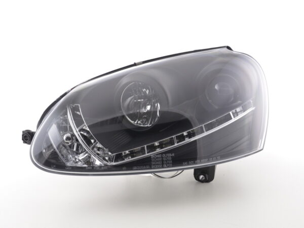 Phare Daylight LED feux diurnes VW Golf 5 type 1K 03-08 noir pour conduite à droite - – Image 3
