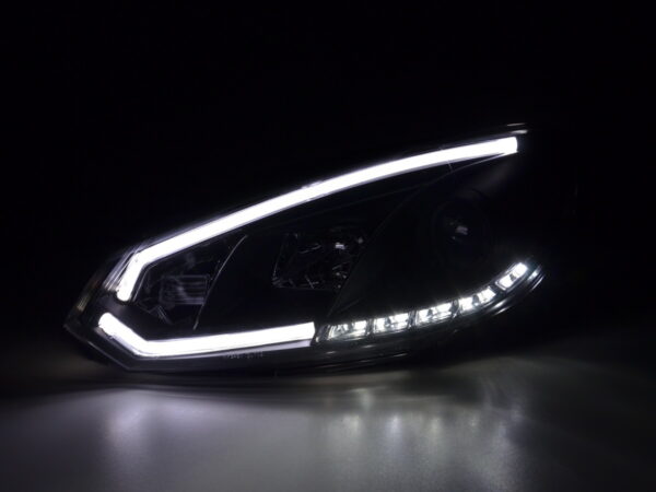Phare Daylight LED feux de jour VW Golf 6 08-12 noir - – Image 2