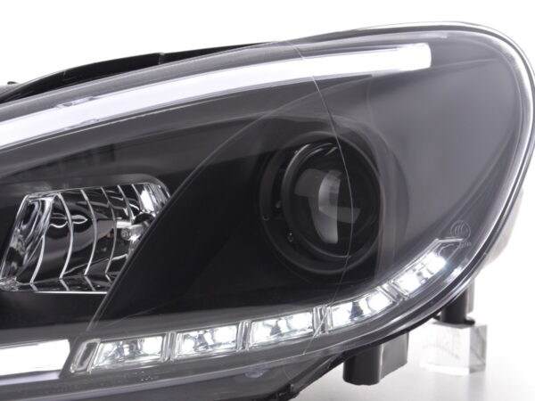 Phare Daylight LED feux de jour VW Golf 6 08-12 noir - – Image 5