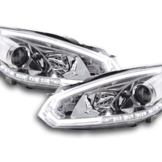 Phares Daylight LED feux de jour VW Golf 6 08-12 chrome -