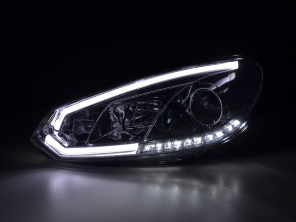 Phares Daylight LED feux de jour VW Golf 6 08-12 chrome - – Image 2