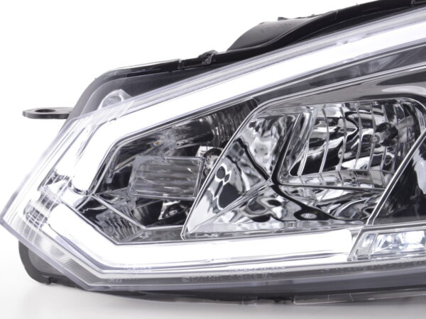 Phares Daylight LED feux de jour VW Golf 6 08-12 chrome - – Image 4