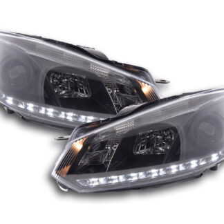 Phare Daylight LED feux diurnes VW Golf 6 type 1K 08- noir pour conduite à droite -
